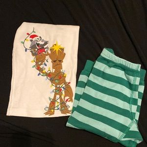 Hanna Anderson Marvel holiday pajamas